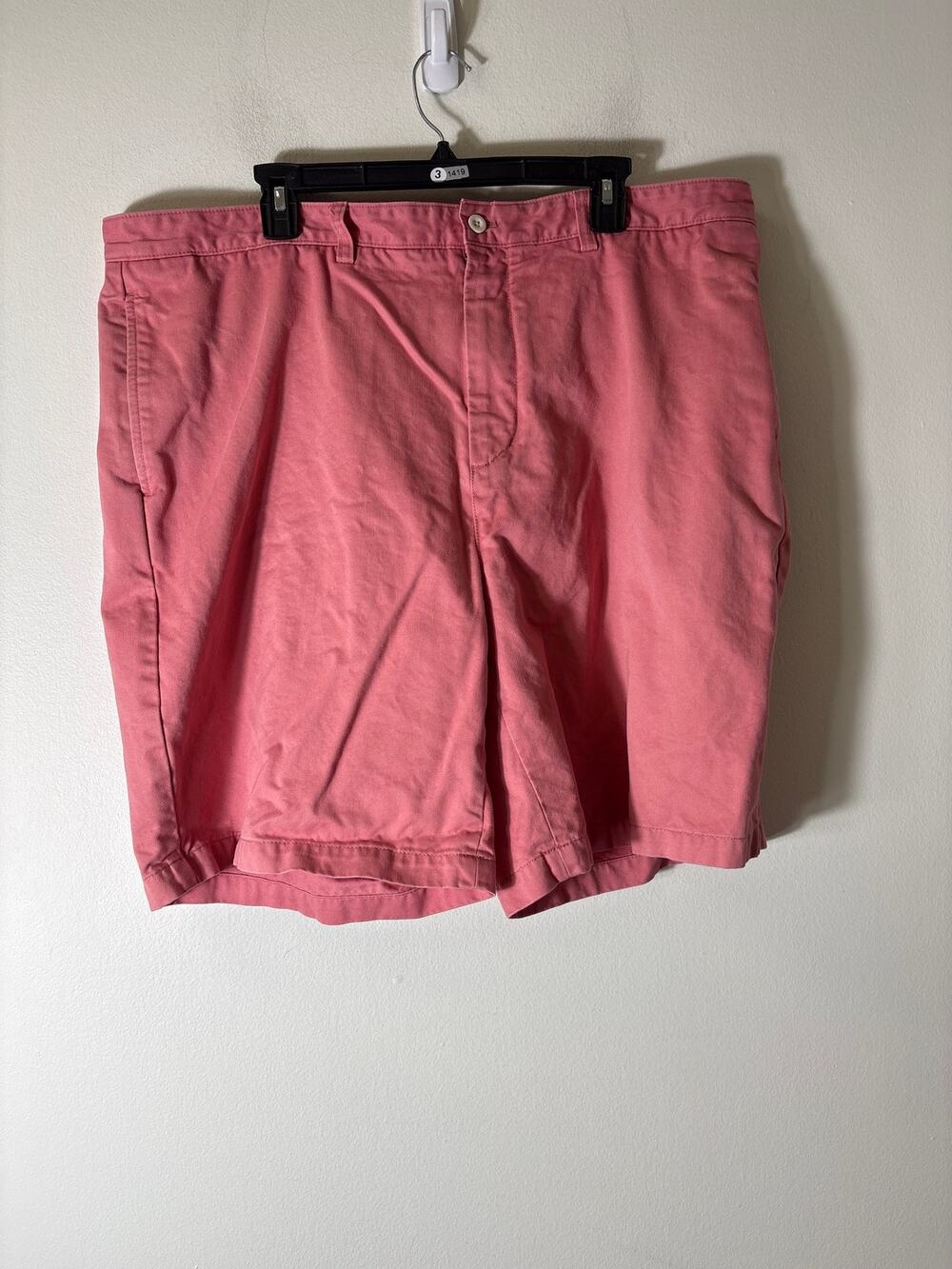 Men's Vineyard Vines Light Red Cotton Club Shorts Sz 42